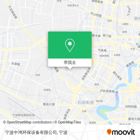 宁波中鸿环保设备有限公司地图