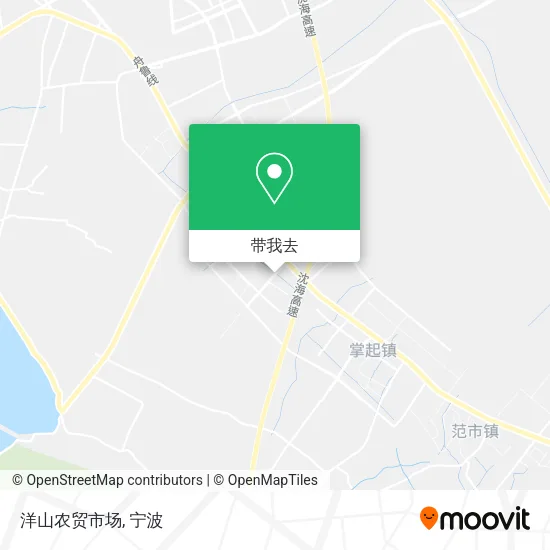 洋山农贸市场地图