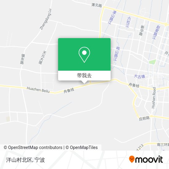 洋山村北区地图