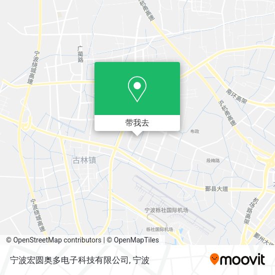 宁波宏圆奥多电子科技有限公司地图