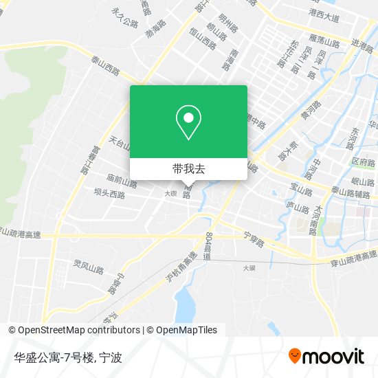华盛公寓-7号楼地图