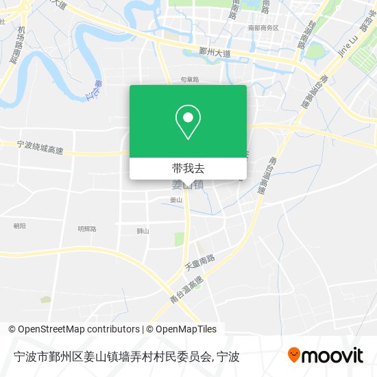 宁波市鄞州区姜山镇墙弄村村民委员会地图