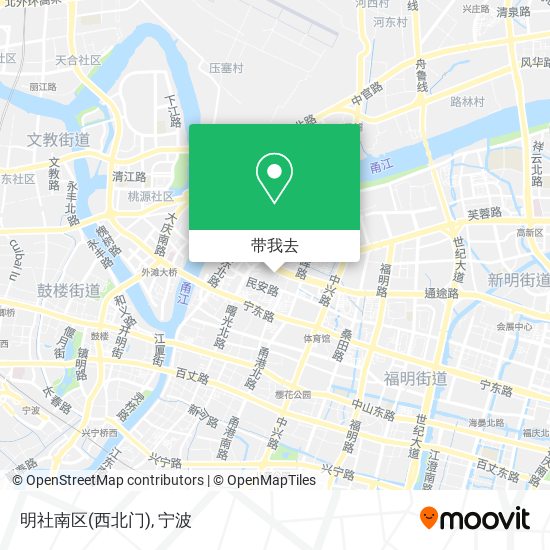 明社南区(西北门)地图