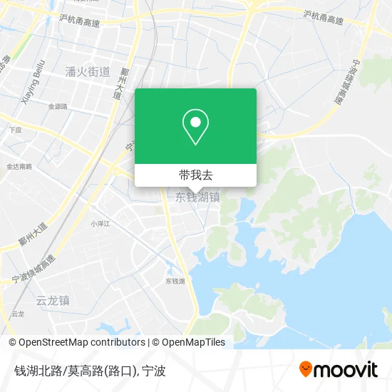 钱湖北路/莫高路(路口)地图