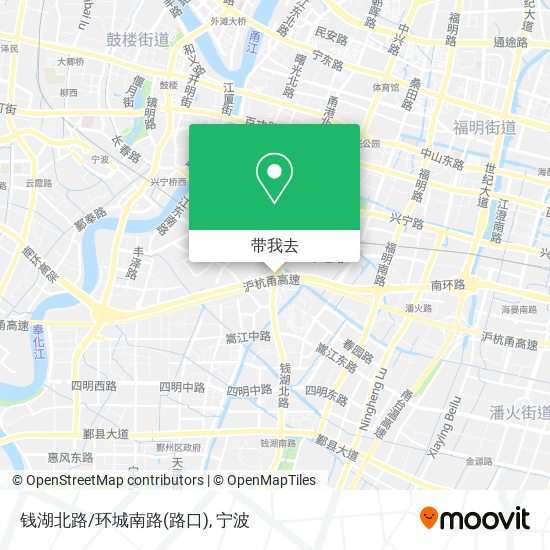 钱湖北路/环城南路(路口)地图