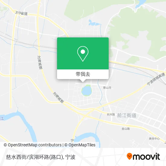 慈水西街/滨湖环路(路口)地图