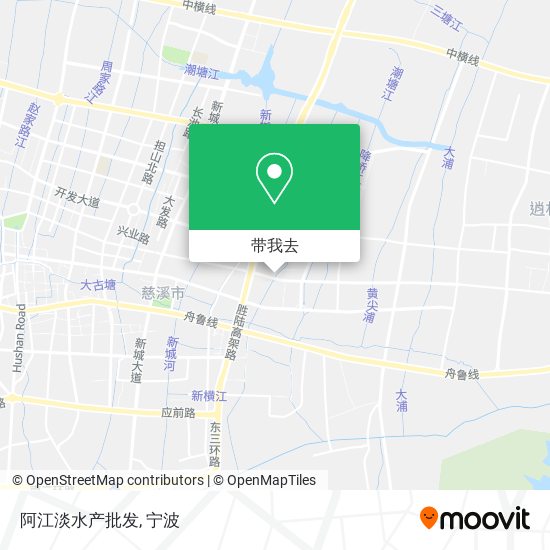 阿江淡水产批发地图