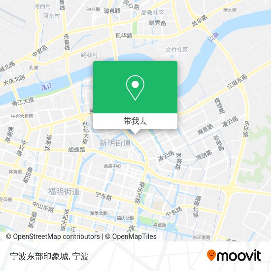 宁波东部印象城地图