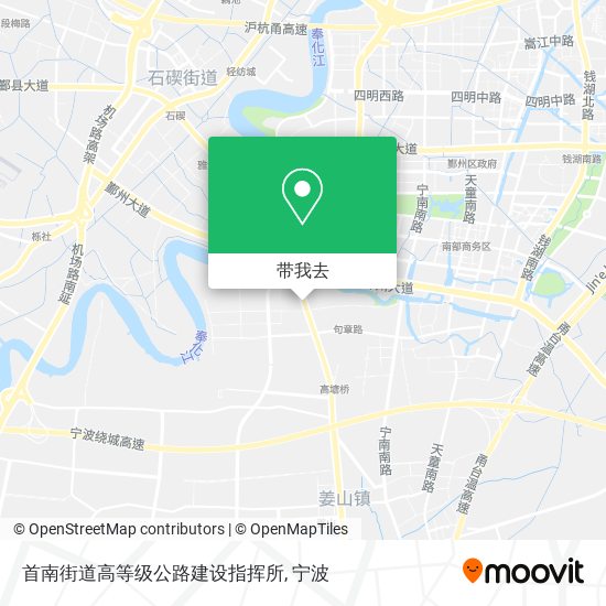 首南街道高等级公路建设指挥所地图