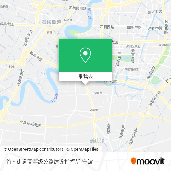 首南街道高等级公路建设指挥所地图