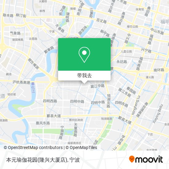 本元瑜伽花园(隆兴大厦店)地图