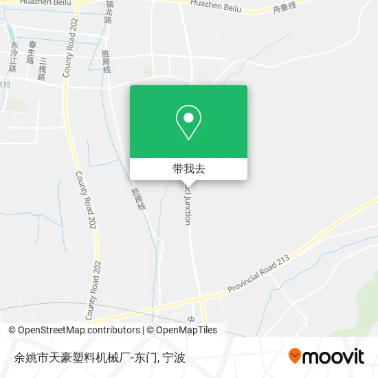 余姚市天豪塑料机械厂-东门地图