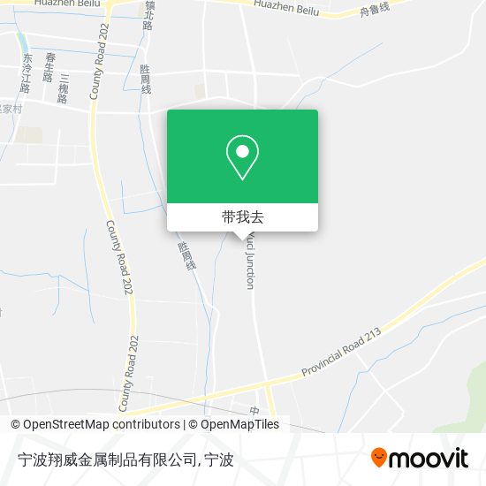 宁波翔威金属制品有限公司地图