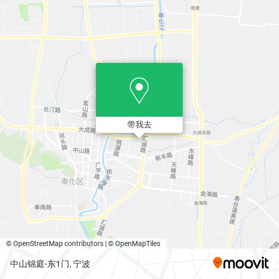 中山锦庭-东1门地图