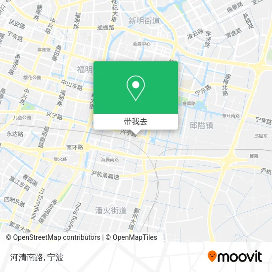 河清南路地图