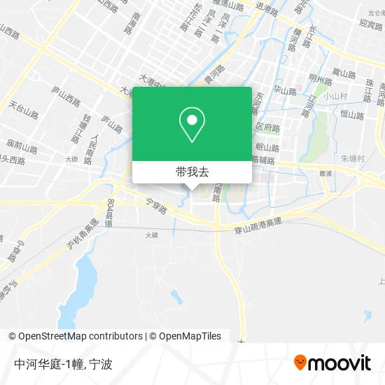 中河华庭-1幢地图