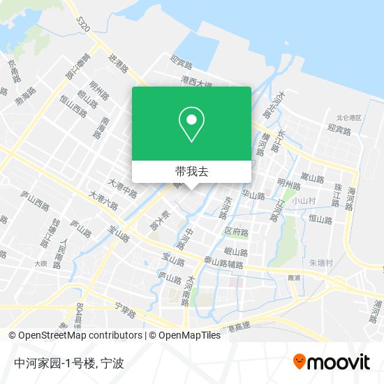 中河家园-1号楼地图