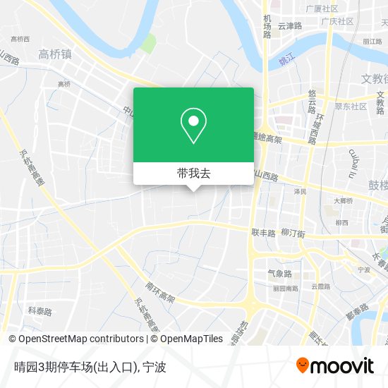 晴园3期停车场(出入口)地图