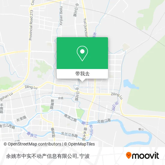 余姚市中实不动产信息有限公司地图