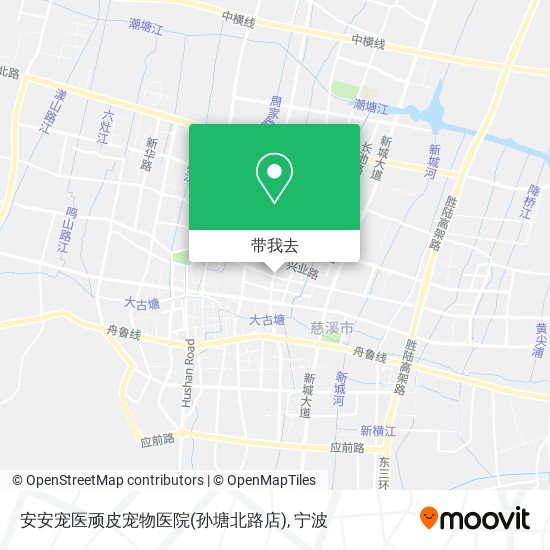 安安宠医顽皮宠物医院(孙塘北路店)地图