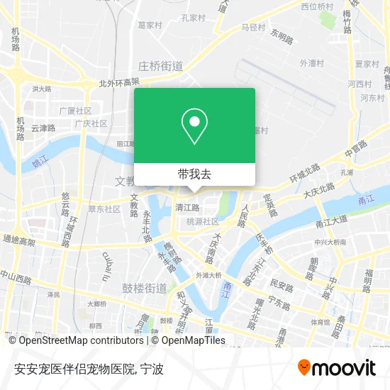 安安宠医伴侣宠物医院地图
