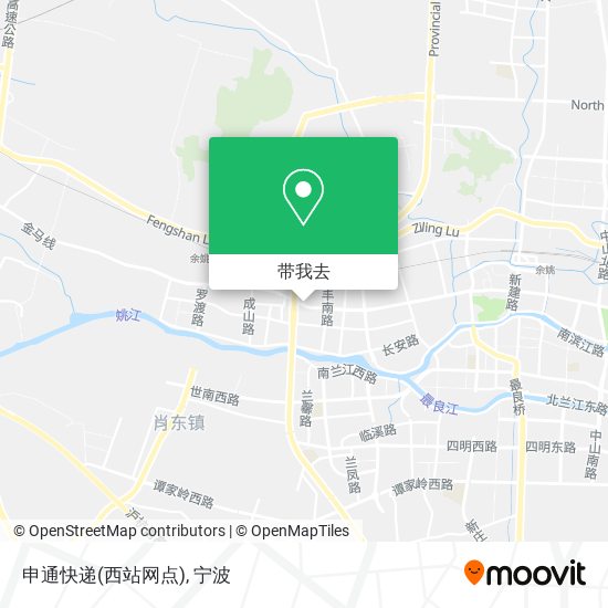 申通快递(西站网点)地图