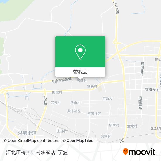 江北庄桥居陆村农家店地图