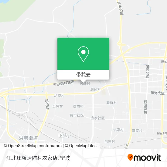 江北庄桥居陆村农家店地图