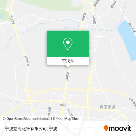 宁波慈海化纤有限公司地图