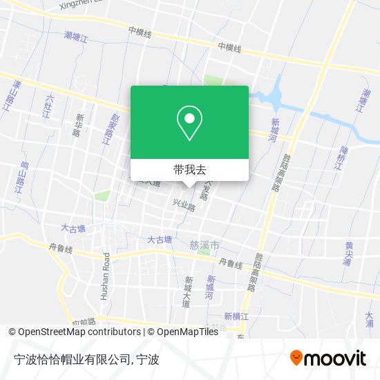 宁波恰恰帽业有限公司地图