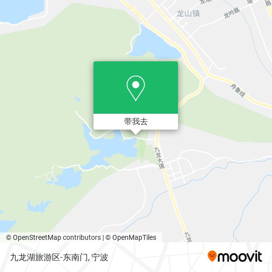 九龙湖旅游区-东南门地图