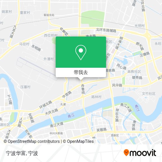 宁波华富地图