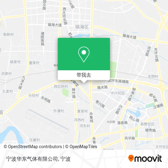 宁波华东气体有限公司地图