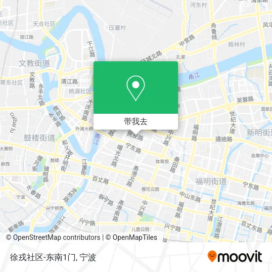 徐戎社区-东南1门地图