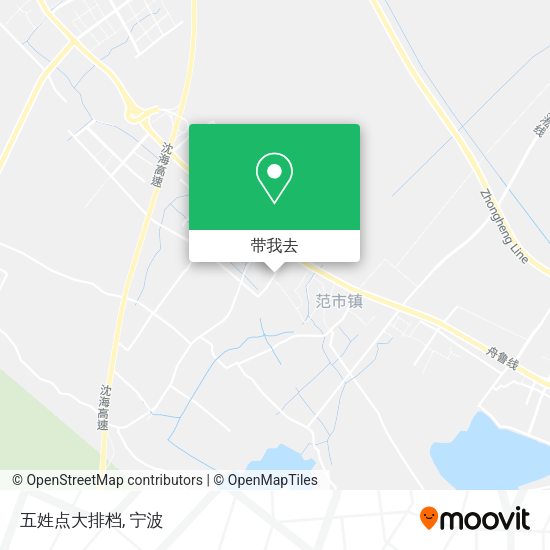 五姓点大排档地图