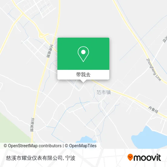 慈溪市耀业仪表有限公司地图