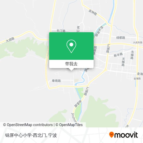锦屏中心小学-西北门地图