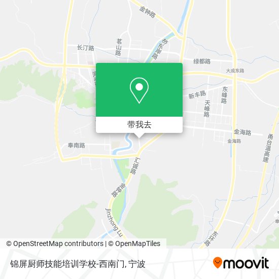 锦屏厨师技能培训学校-西南门地图