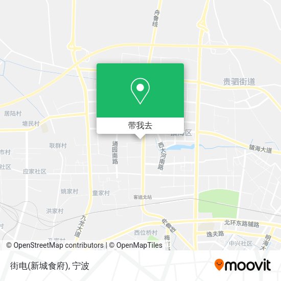 街电(新城食府)地图