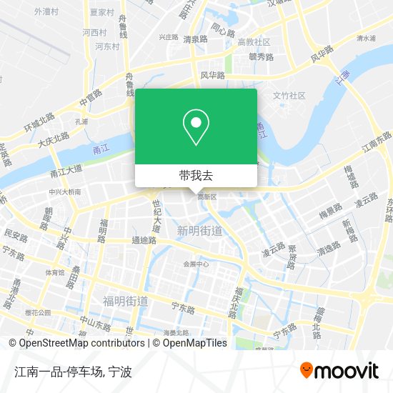 江南一品-停车场地图