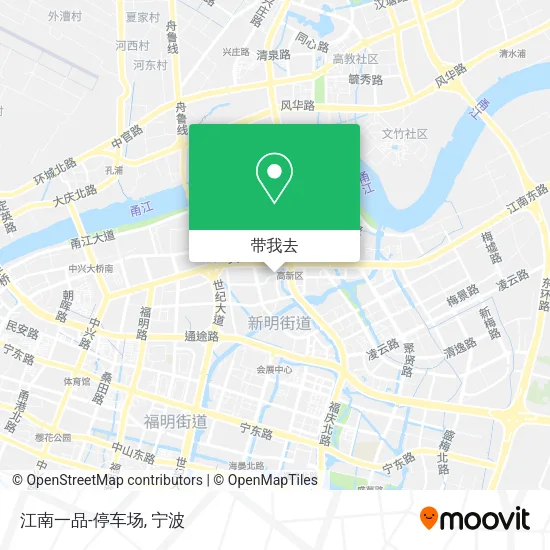 江南一品-停车场地图