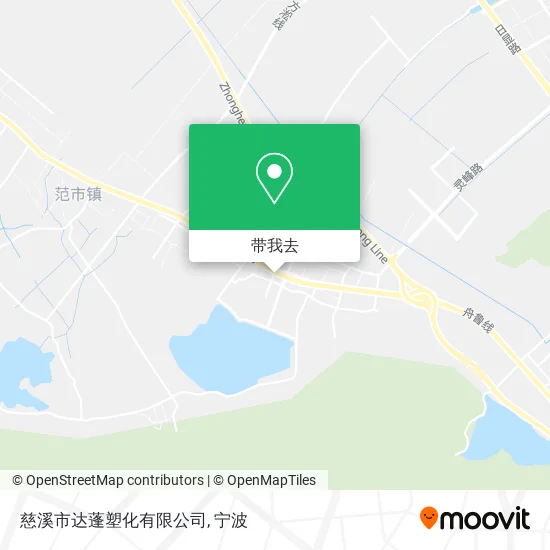慈溪市达蓬塑化有限公司地图