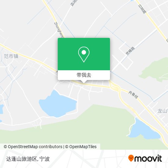 达蓬山旅游区地图