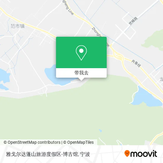 雅戈尔达蓬山旅游度假区-博古馆地图