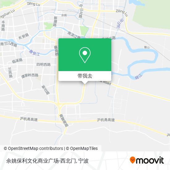 余姚保利文化商业广场-西北门地图