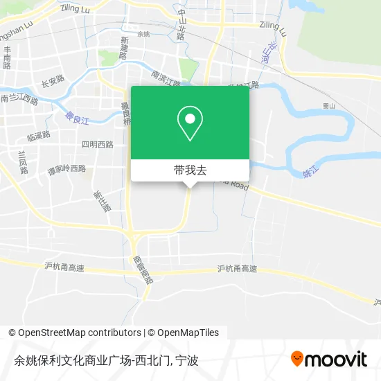 余姚保利文化商业广场-西北门地图