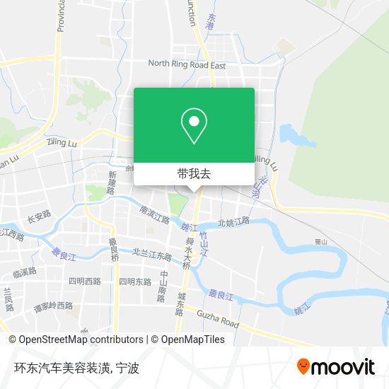 环东汽车美容装潢地图