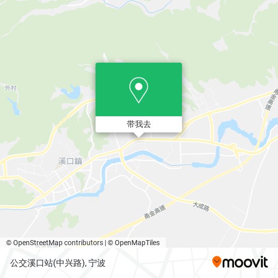 公交溪口站(中兴路)地图