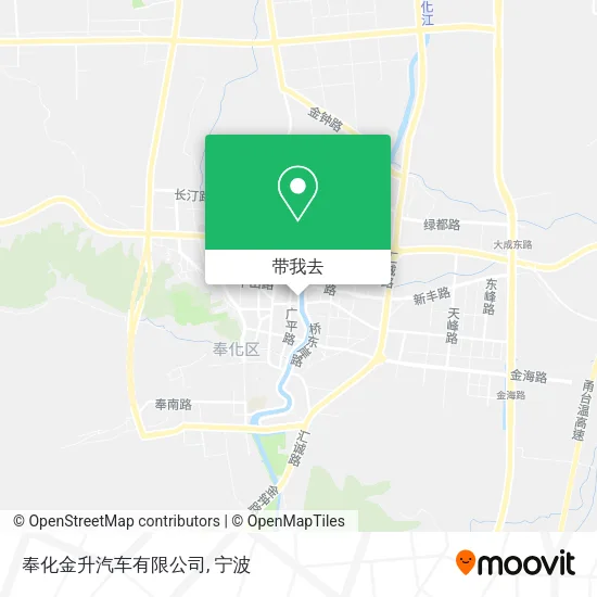 奉化金升汽车有限公司地图
