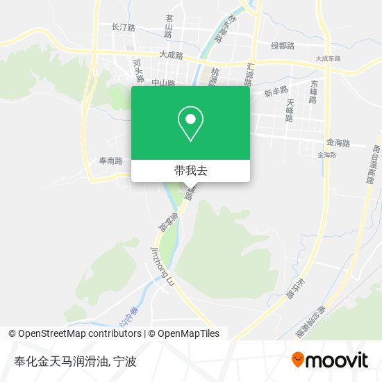 奉化金天马润滑油地图